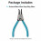 External Bent Nose Snap  Pliers 6-Inch for External Snap Rings High Quality 3D Printer Installation Tools 6