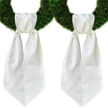 4 Pcs Wreath Sash, Christmas Wreath Sash for Front Door, Wedding Birthday Home Party Decoration Accessories