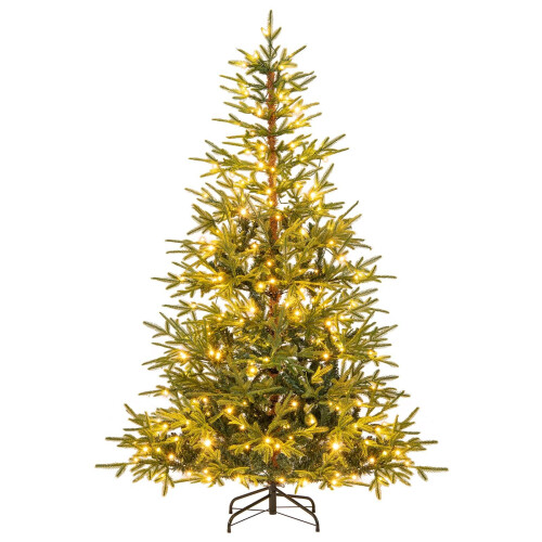 180 cm großer künstlicher Weihnachtsbaum mit 250 LED-Lichtern 1