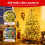 180 cm großer künstlicher Weihnachtsbaum mit 250 LED-Lichtern 3