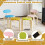 Kindertisch- und Stuhlset mit Stauraum - Blumenform 5