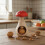 Creative Home Nussknacker Holz | Fliegenpilz Form | 10 x 6 cm 4
