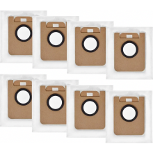 Pacote com 8 sacos para aspirador de pó compatíveis com Dreame D10 Plus e D10s Plus, sacos de reposição duráveis.
