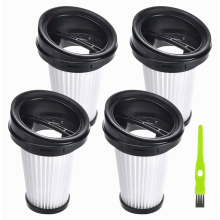 Kit com 4 filtros HEPA de reposição para aspiradores de pó sem fio e portáteis, compatíveis com os modelos VCH9829, VCH9832, VCH9629 e VCH96