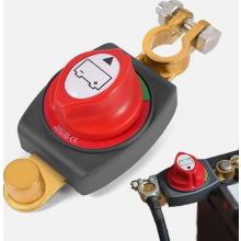 Interruptor de desconexão de bateria à prova d'água e resistente de 12V a 48V para carro, motocicleta e barco.