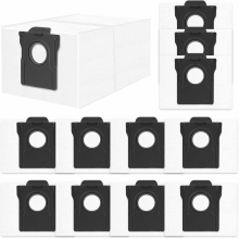 Pacote com 24 sacos de pó compatíveis com os aspiradores de pó Dreame D10 Plus Gen 2, L10s Plus, S10 Plus, D20 Plus e D20 Pro Plus, 4L