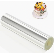 Anel de acetato transparente reutilizável para bolos, 20 cm de altura, tira de acetato para bolos, chocolates, mousses e sobremesas.