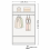 (Grey, 90cm) Double Mirror Sliding Door Wardrobe with Shelves 3
