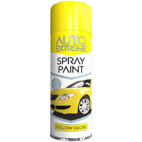 Rapide RAPIDE AX All Purpose Spray Paint Yellow 250ml