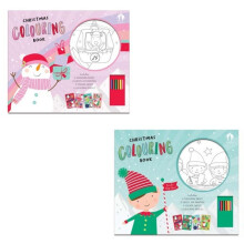 (1 Colouring Book) Activity Christmas Colouring & Sticker Book