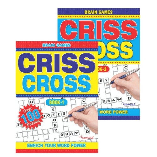 (Pack of 6) Criss Cross Puzzles Book