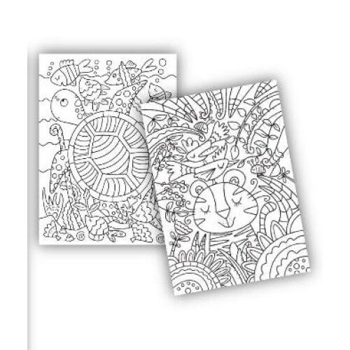 (1 Book) Children Mindful Coloring Book - Terrain 2