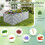 Verhoogd tuinbed, metaal, 180x95x60 cm, open bodem 3