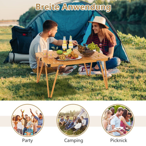 Campingtafel, waterdicht blad, draagbaar, draagvermogen 80 kg 2