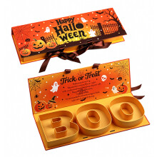 (Halloween) Boîte de Noël à remplir, contenant pour bonbons d’Halloween et friandises de fête en carton