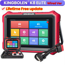 KINGBOLEN K8 ELITE, Outil de Diagnostic Automobile OBD2, Système Complet, Android 10, 8 pouces