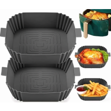 Silikónová forma na pečenie do fritézy, opakovane použiteľná žiaruvzdorná vložka, nepriľnavá vložka na pečenie pre chrumkavé varenie