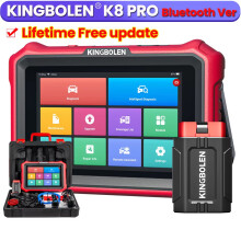 KINGBOLEN K8 PRO, Outil de Diagnostic Automobile OBD2, Scanner Système Complet 34+ Réinitialisations, Android 10