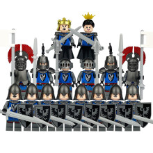 16PCS Medieval Knights Military dragon soldiers building castles MiniFigures Toys