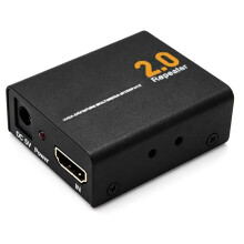 Répéteur/Extenseur 2.0 Compatible 4Kx2K, Portée de 30 M, Amplificateur/Amplificateur de Signal 3D 2.0