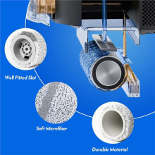 Kit de 18 Accessoires pour Aspirateur pour Deebot X11 OmniCyclone : Brosse Latérale Principale, Rouleau de Nettoyage, Filtres HEPA