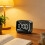 UK LED Digtal Alarm Clock Wireless Speaker Audio Dock For iPhone Samsung Android 6