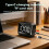 UK LED Digtal Alarm Clock Wireless Speaker Audio Dock For iPhone Samsung Android 9