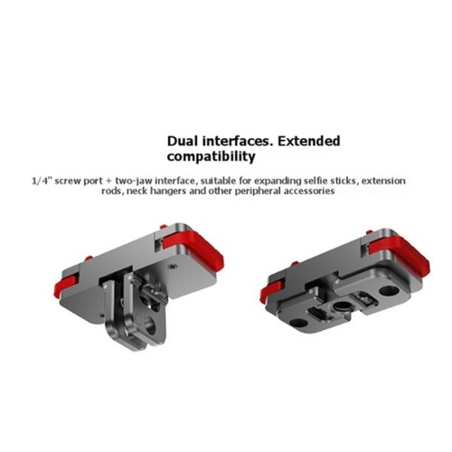 Adaptateur de Fixation Rapide pour  X6, Support D'Extension de Base de Caméra à Vis 1/4 Pouce avec Griffes Pliables 2