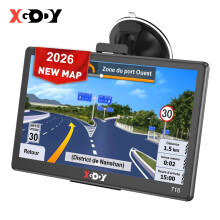 XGODY 2026 7'' Truck Sat Nav HGV Lorry LGV update Speedcam POIs UK Europe Maps