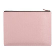Sac à documents en cuir rose, Grande capacité, Minimaliste, Pour bureau et fournitures