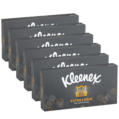 Kleenex Kleenex Extra Large Facial Tissues 90 Sheets Pack 6