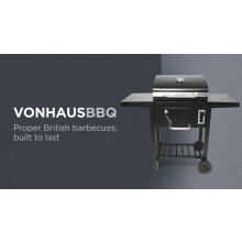 Charcoal BBQ – XL Portable Barbecue with Warming Rac