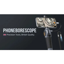 Two-Way Articulating Borescope with Light, USB-C End