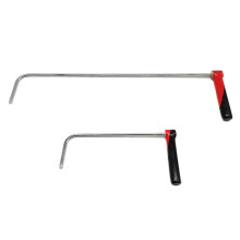 2-Piece Rotatable Hook Rod Car Dent Repair Tool Kit Paintless Dent Removal Lever Bar for Body Door Damage Repair