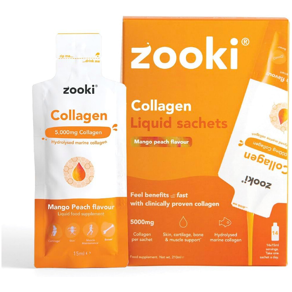 Zooki Liposomal Vitamin C 1,000mg, Citrus Orange Flavour - 30x15ml Liquid Sachets​ - Image 7