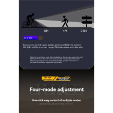 Bike Headlight 1400Lumen Bike 4000mAh Flashlight Charging for Road Cycling Lamp Accessories Super Bright LED Headlight