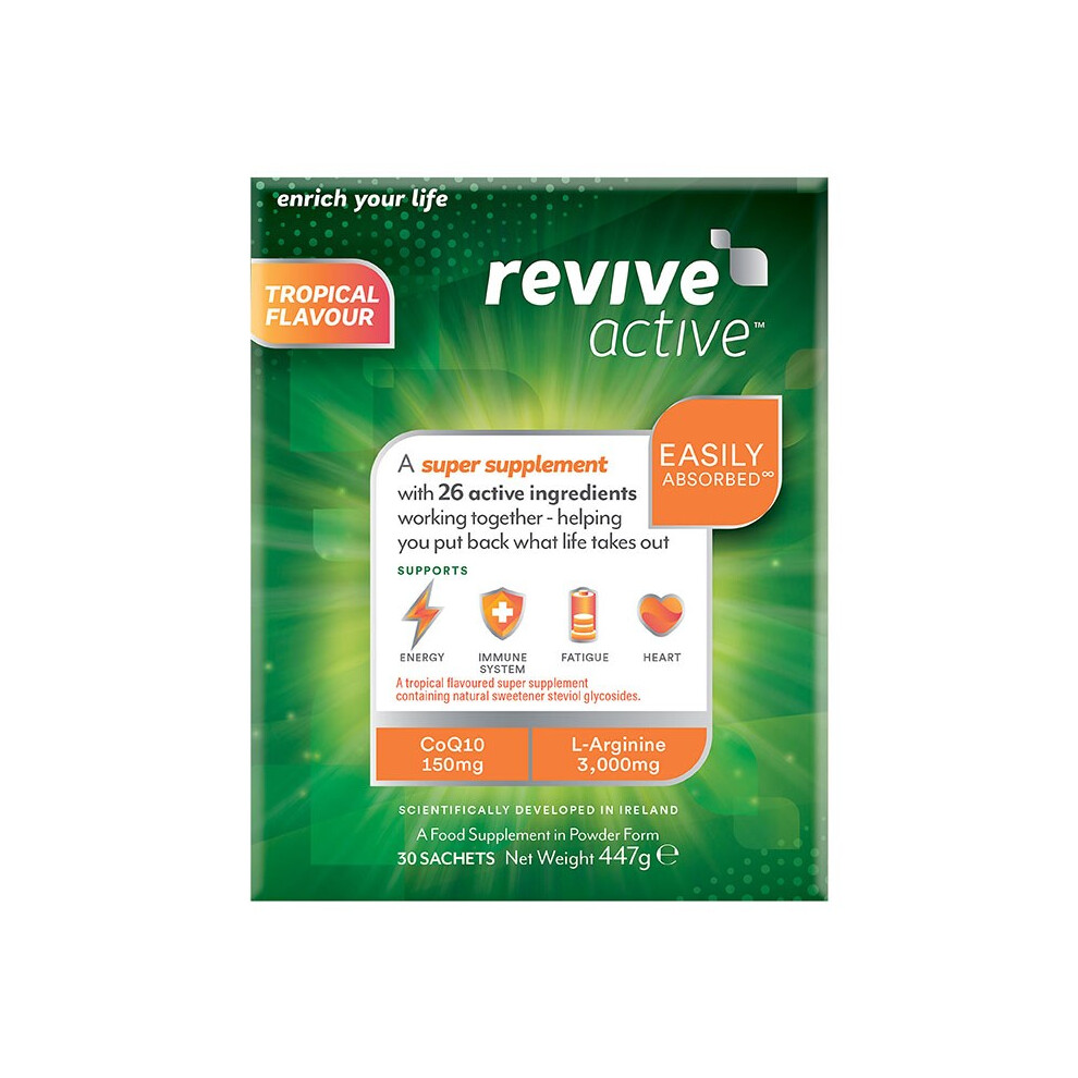 Revive Active Energy Supplement Tropical Flavour 30 Day Pack Lloyds Pharmacy - Image 6
