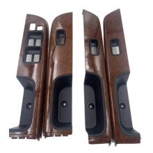4-Teiliges Set Fensterheberschalter-Abdeckung Aus Holz für die Armlehne (74232-0K620) für Patrol Y61 05-23 742320K620 B