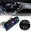 Bunte 12V 6-Gang Kippschalter Sicherungs-LED-Voltmeter RV Auto Marine Boot Schalterpanel LED Schalterpanel Auto 6