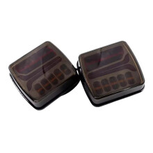 2pcs Waterproof LED Tail Light for Car Trailer Truck Boat Lorry Van - 12V 24V