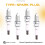 4Pcs Car Spark Plugs for  A1 A3  Caddy     Octavia Rapid 2007-2018 03F905600A 2
