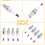 4Pcs Car Spark Plugs for  A1 A3  Caddy     Octavia Rapid 2007-2018 03F905600A 7