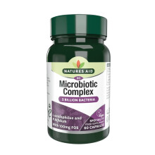 Natures Aid Microbiotic Complex, 60 Vegetable Capsules