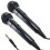 Pulse Dynamic Wired Handheld Microphones - 2 Pack for Singing & Events 1