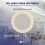 Kitchen and Bathroom Bluetooth Ceiling Speakers - MSLP50 & A50B Wall Amplifier 3