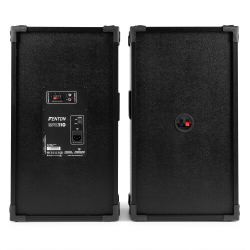 Fenton SPK-110 10" Active Bluetooth Party Speaker Set - Home DJ Starter Package 2