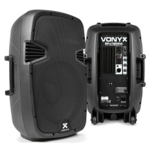 Vonyx SPJ1200A 600W 12-inch Active PA Speaker for DJs & Events
