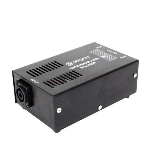 Skytec 2-Way Crossover Speaker Filter 1000W High Pass 2x Speakon Outputs