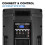 Vonyx VSA12BT 12" 800W Active PA Speaker with Bluetooth for Events 4