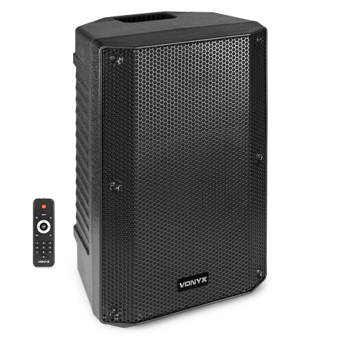 Vonyx VSA10BT 10" Active PA Speaker, Bluetooth, 500W Bi-Amplified System